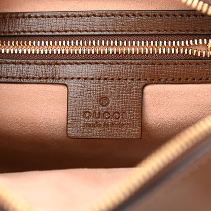 Gucci GG Supreme Monogram Small Horsebit 1955 Shoulder Bag Beige Brown Sugar 6 of 8