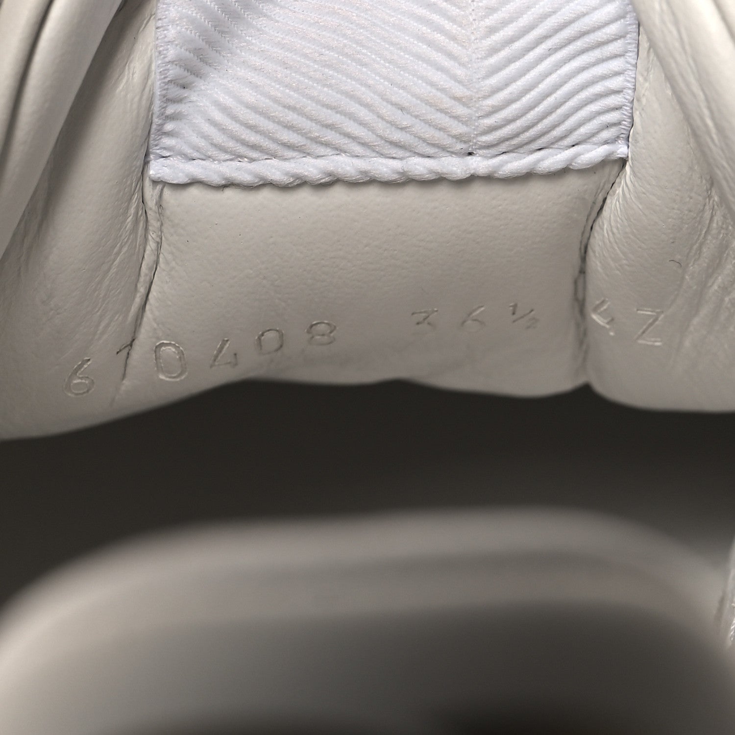 Gucci Calfskin GG Tennis Embossed Perforated Womens Platform 55mm Sneakers 36.5 Great White 6 of 7
