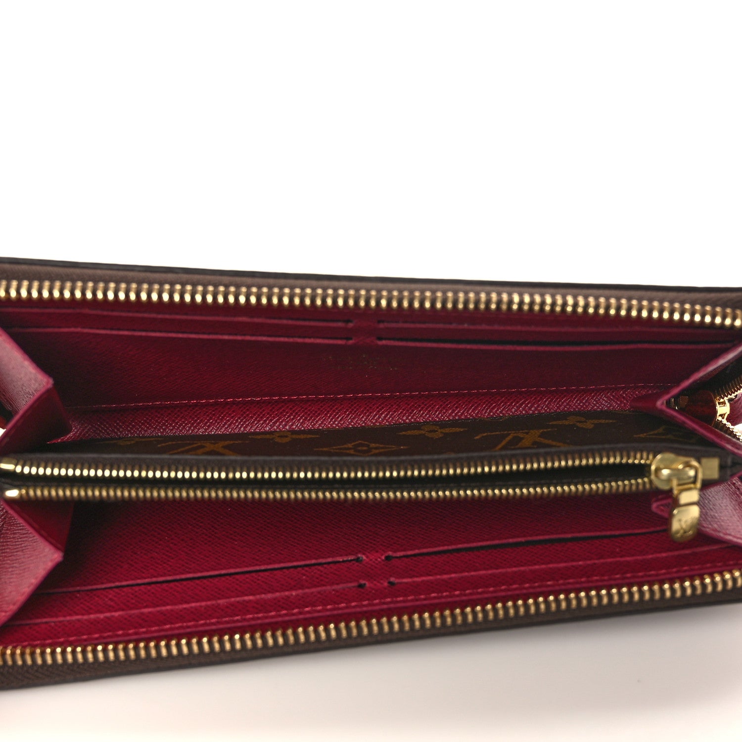 Louis Vuitton Monogram Clemence Wallet Fuchsia 5 of 6