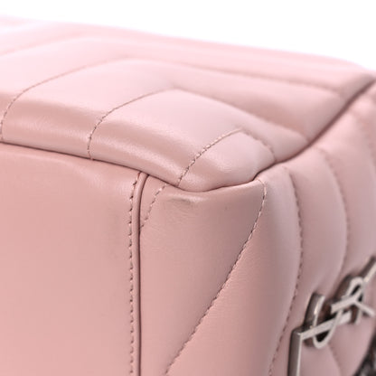 Saint Laurent Calfskin Y Quilted Monogram Small Loulou Camera Pale Pink 11 of 13