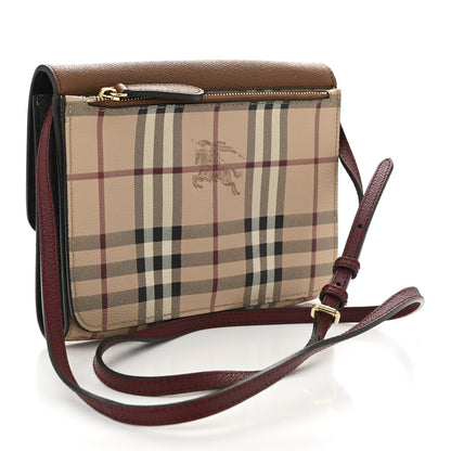 Burberry Haymarket Check Small Loxley Crossbody Bright Toffee 3 of 11