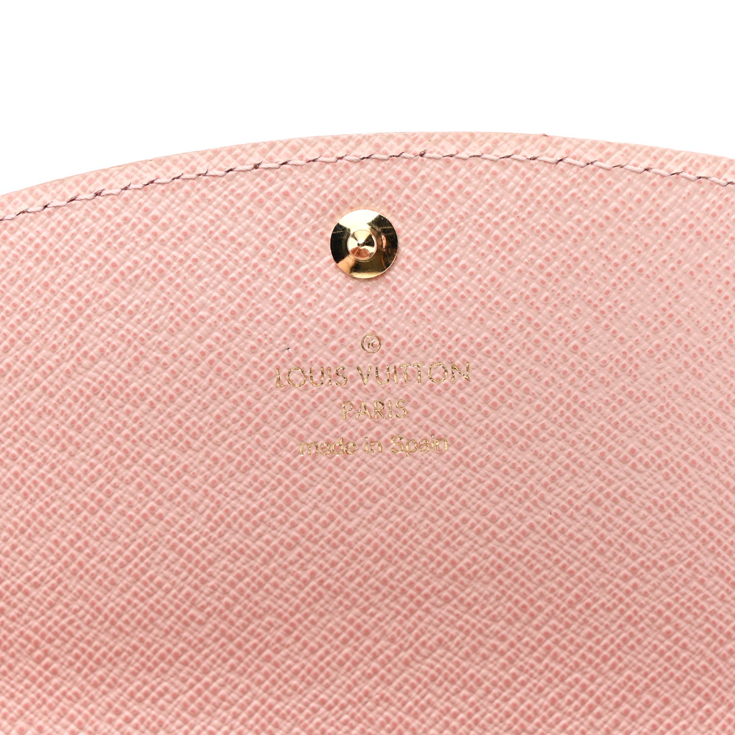 Damier Ebene Caissa Wallet Rose Ballerine