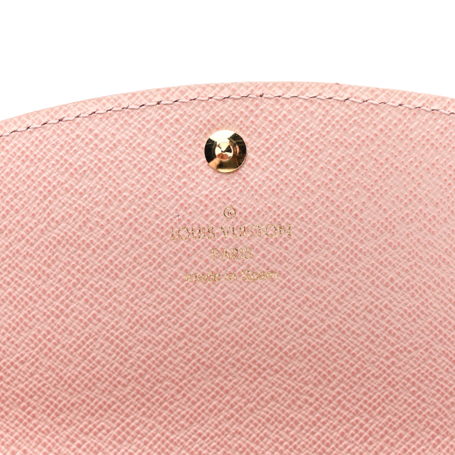 Louis Vuitton Damier Ebene Caissa Wallet Rose Ballerine 6 of 6