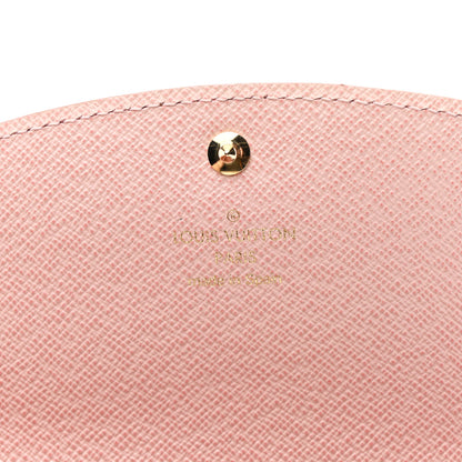 Louis Vuitton Damier Ebene Caissa Wallet Rose Ballerine 6 of 6