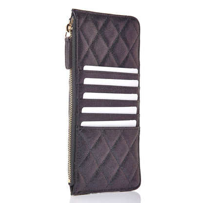 Chanel Iridescent Caviar Quilted Classic iPhone Pouch Black 3 of 8