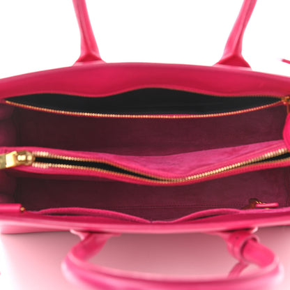 Saint Laurent Calfskin Small Sac De Jour Lipstick Fuchsia 5 of 22