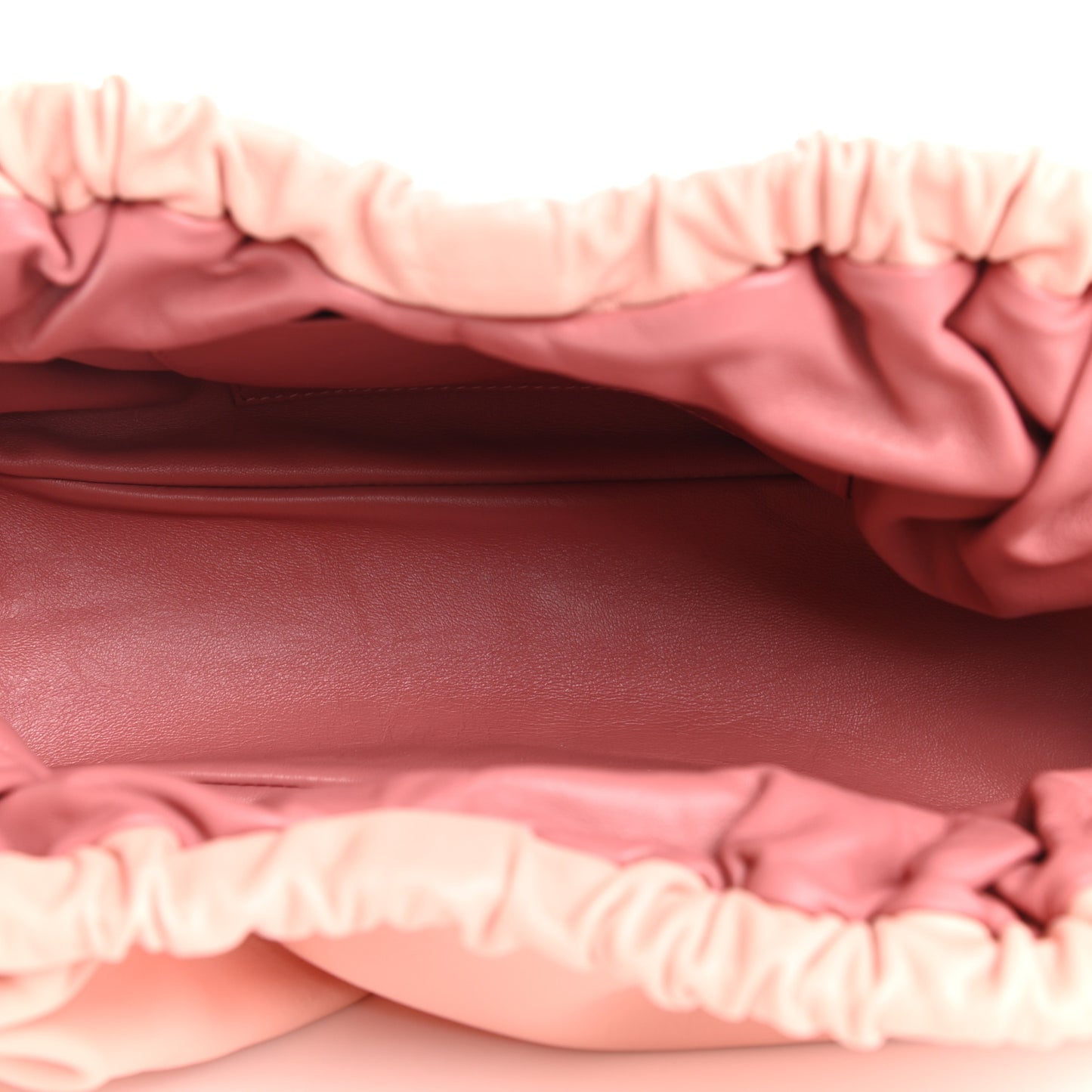 Lambskin Cloud Clutch Rosa Blush