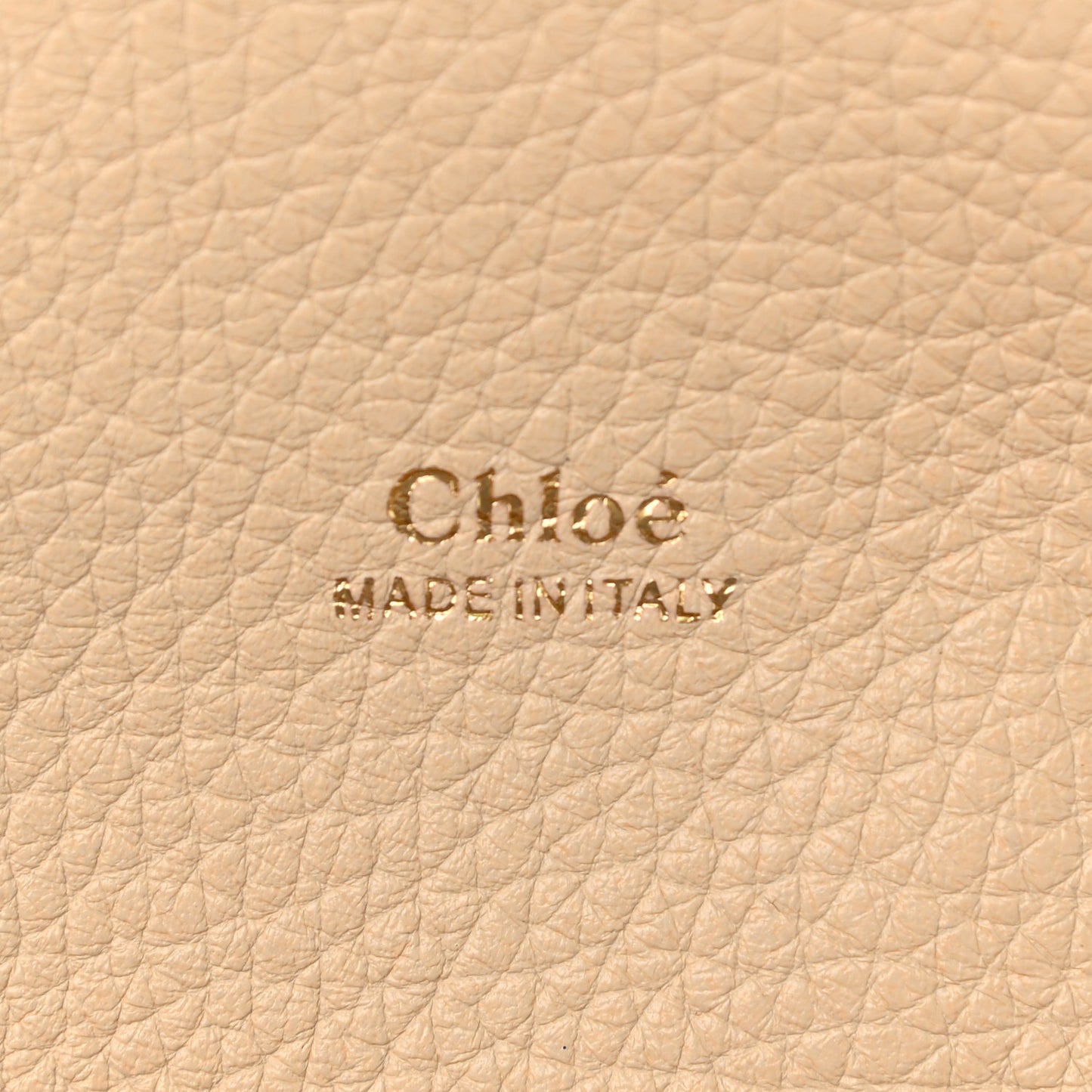 Shiny Grained Calfskin Medium Aby Day Shoulder Bag Blondie Beige