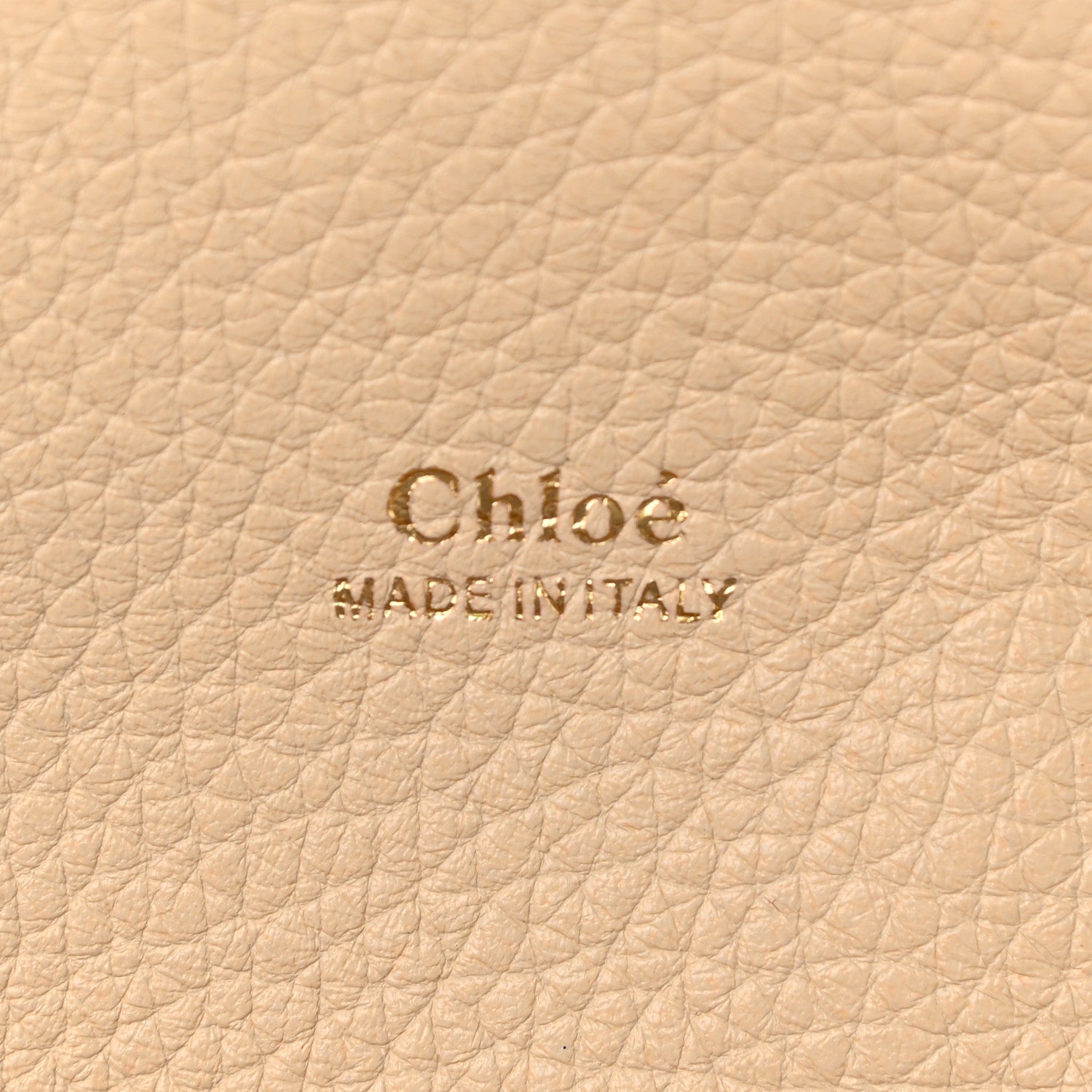 Chloe Shiny Grained Calfskin Medium Aby Day Shoulder Bag Blondie Beige 6 of 10