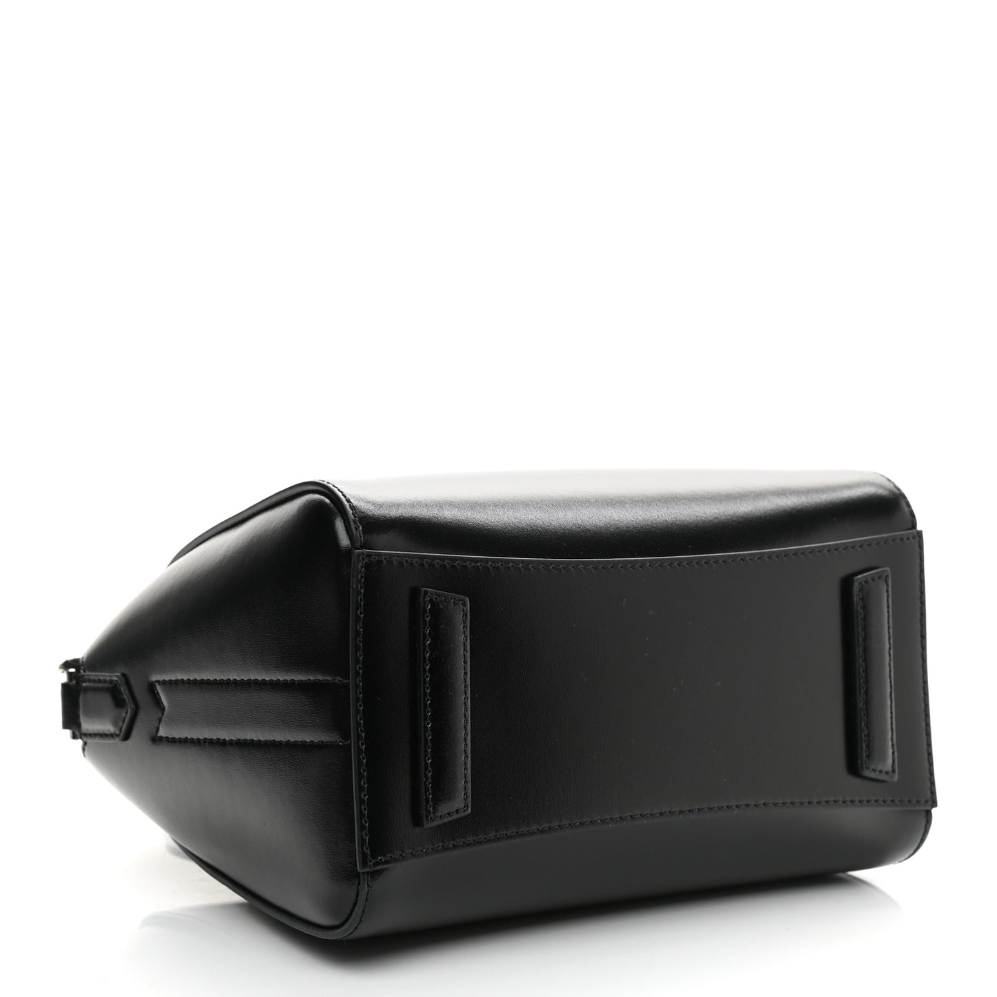 Shiny Lord Calfskin Mini Antigona Black