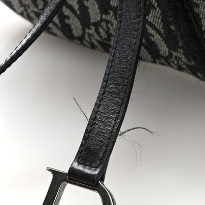 Christian Dior Monogram Double Saddle Bag Black 11 of 12