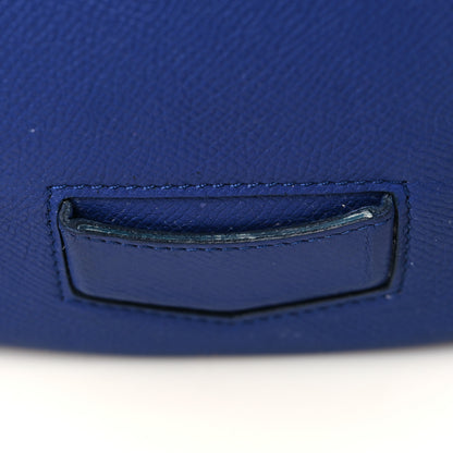 Celine Grained Calfskin Medium Trotteur Indigo 10 of 12