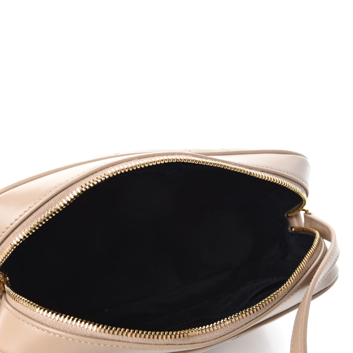 Saint Laurent Calfskin Matelasse Monogram Lou Camera Bag Dark Beige 5 of 10
