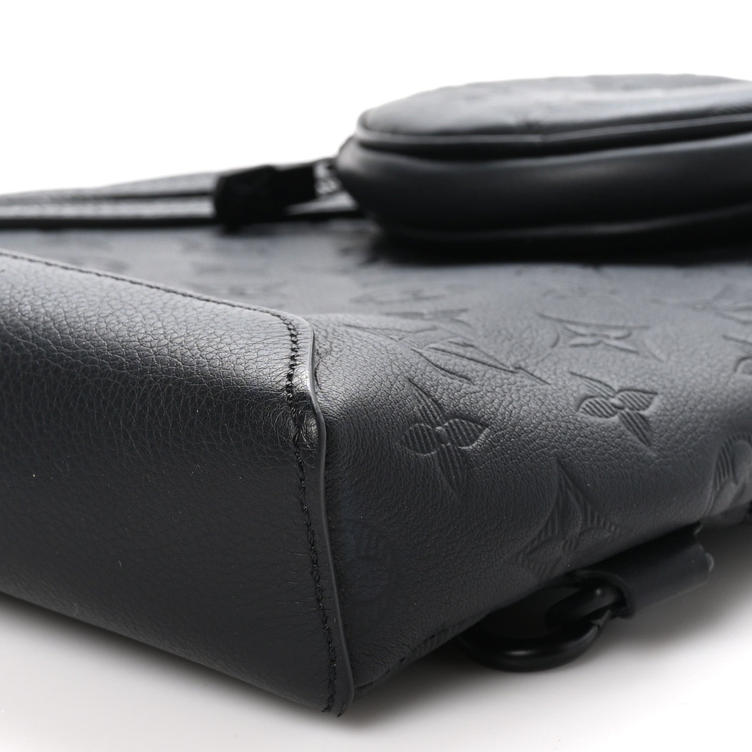 Louis Vuitton Calfskin Shadow Monogram Duo Slingbag Black 10 of 10