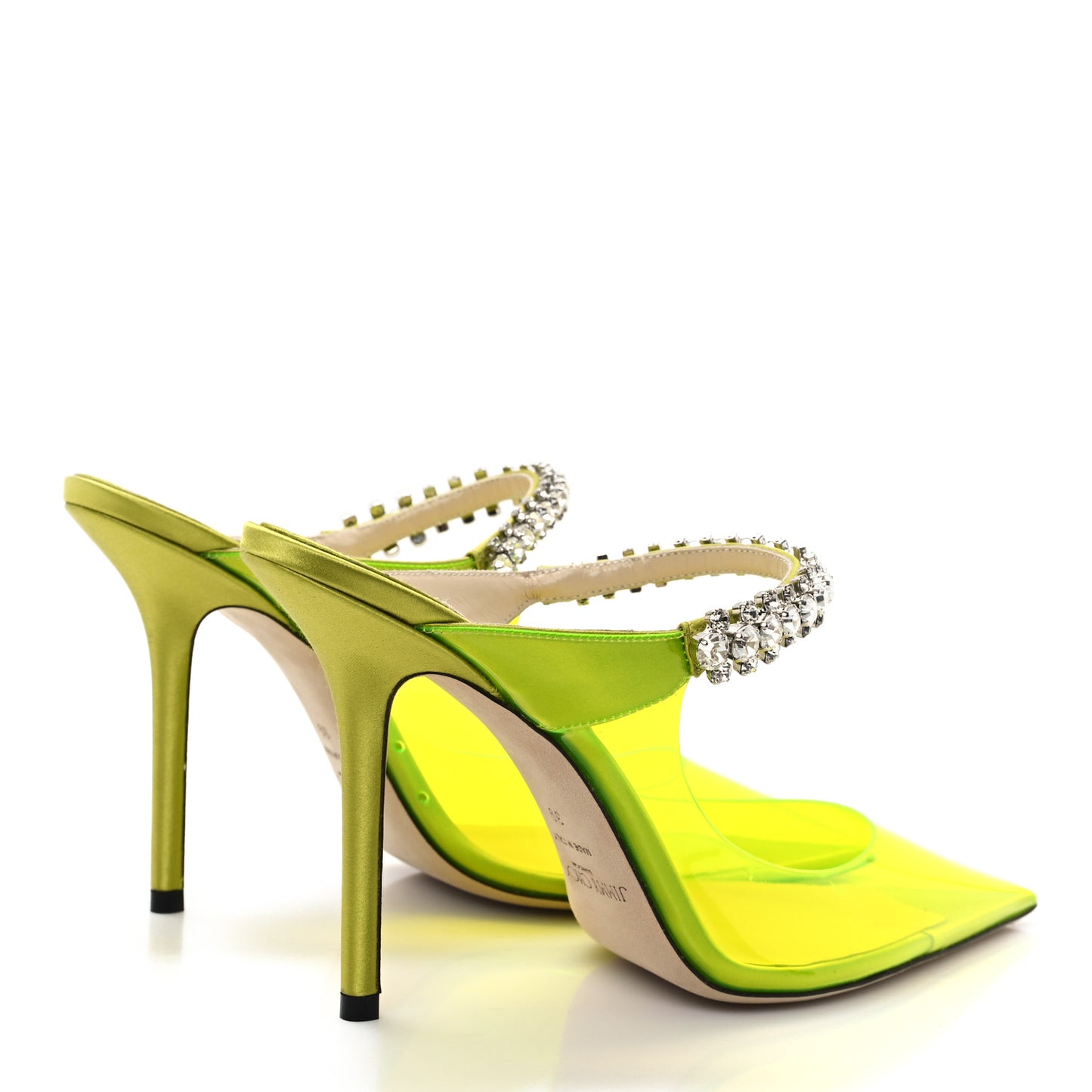 Plexi Crystal Bing 100 Pumps 39 Neon Yellow