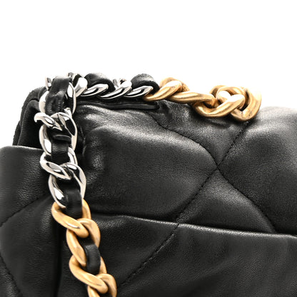 Chanel Lambskin Quilted Medium Chanel 19 Flap Black 3 of 13
