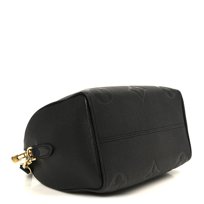 Louis Vuitton Empreinte Monogram Giant Speedy Bandouliere 25 Black 4 of 11