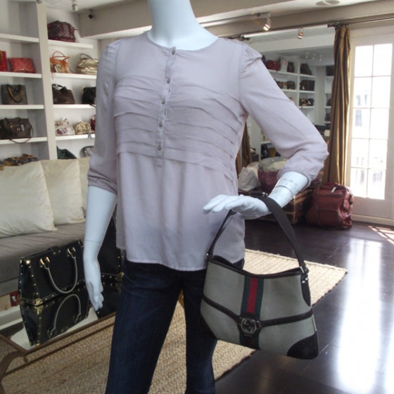 Gucci Monogram Signature Reins Hobo 2 of 11