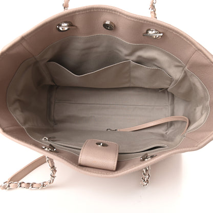 Chanel Glazed Calfskin Medium Deauville Tote Light Pink 5 of 11