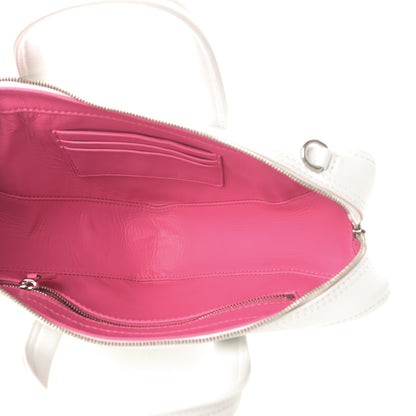 Balenciaga Calfskin XS Triangle Duffle White 5 of 10