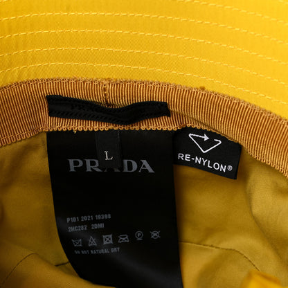 Prada Re-Nylon Mens Multifunctional Bucket Hat L Giallo 8 of 10