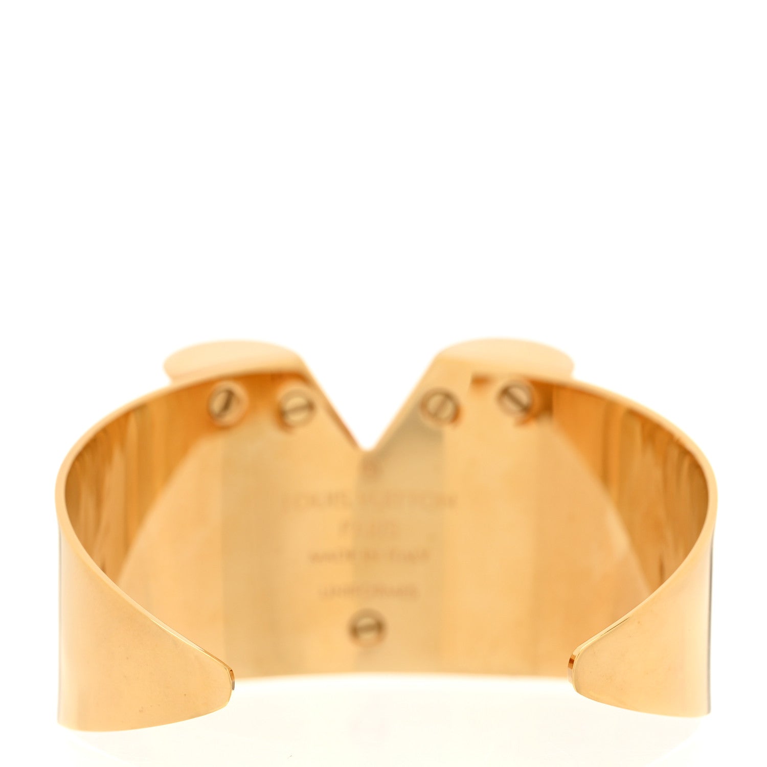 Louis Vuitton Essential V Cuff Gold 3 of 4