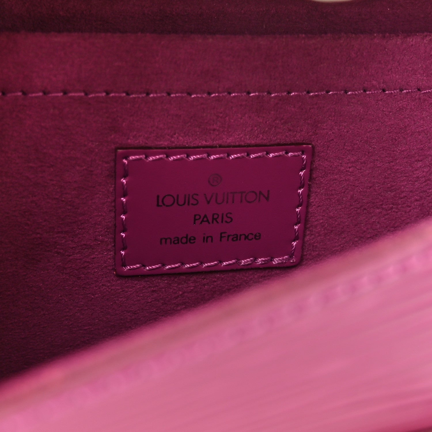 Louis Vuitton Epi Montaigne Clutch Fuchsia 6 of 10