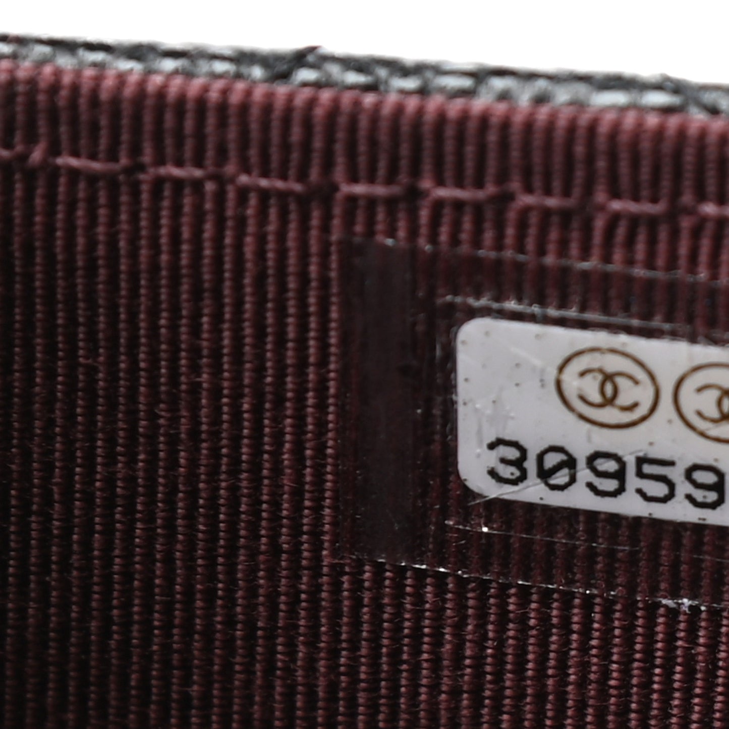 Caviar Quilted Flap Card Holder On Chain Black