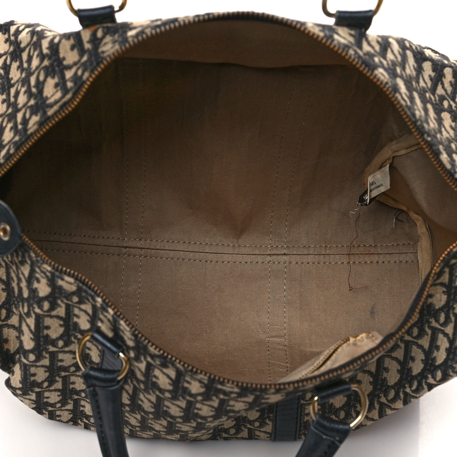Christian Dior Monogram Duffle Black 5 of 14