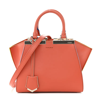 Fendi Vitello Dolce Mini 3jours Tote Rosso Pimento 1 of 13
