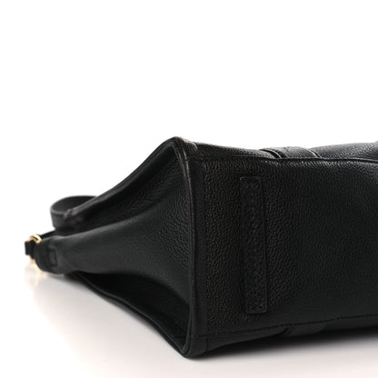Marc Jacobs Grained Calfskin Medium The Tote Bag Black 7 of 8