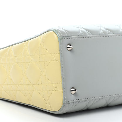 Christian Dior Lambskin Cannage Medium Tri-Color Lady Dior Multicolor 8 of 14