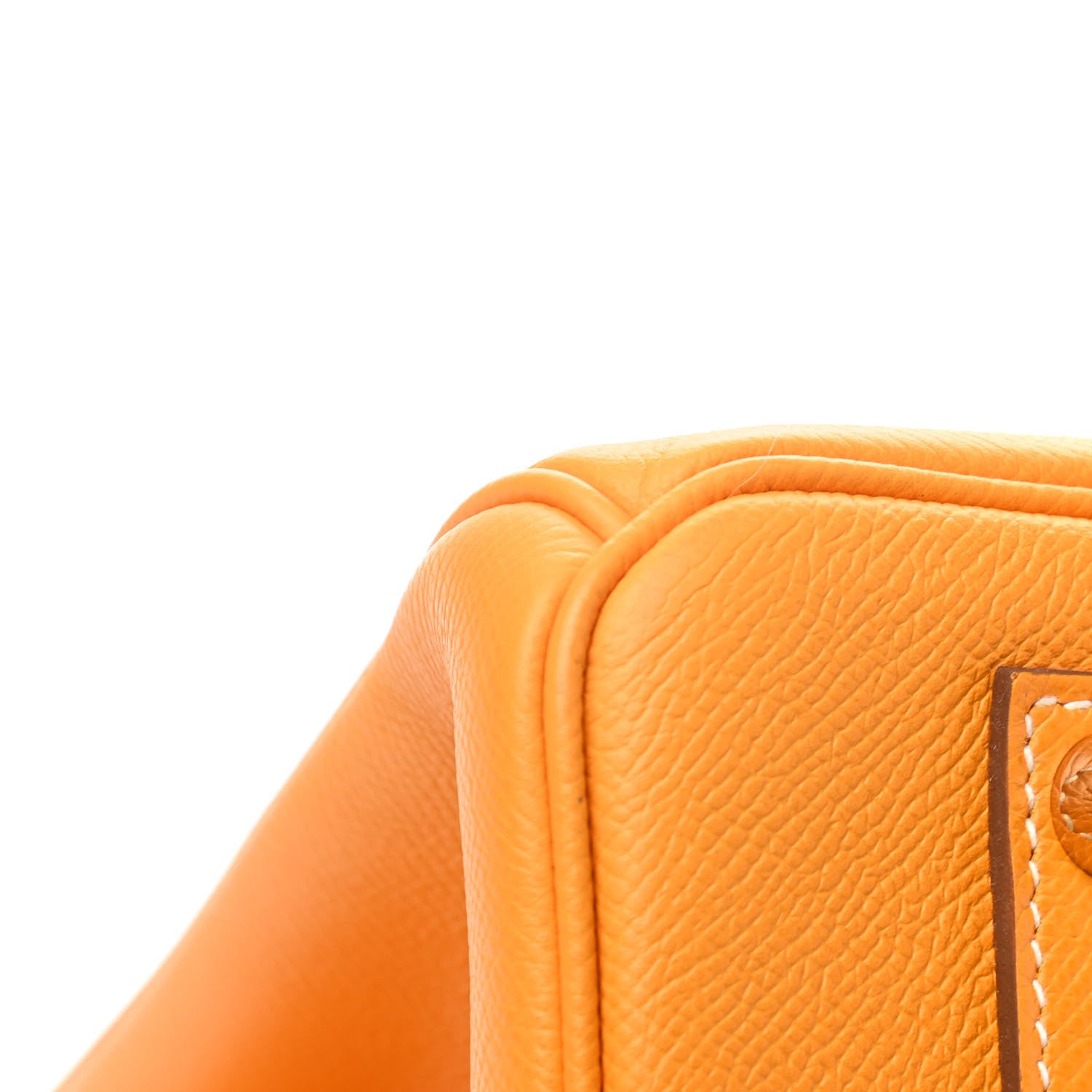 Hermes Epsom Candy Birkin 35 Jaune D'Or Feu 9 of 12