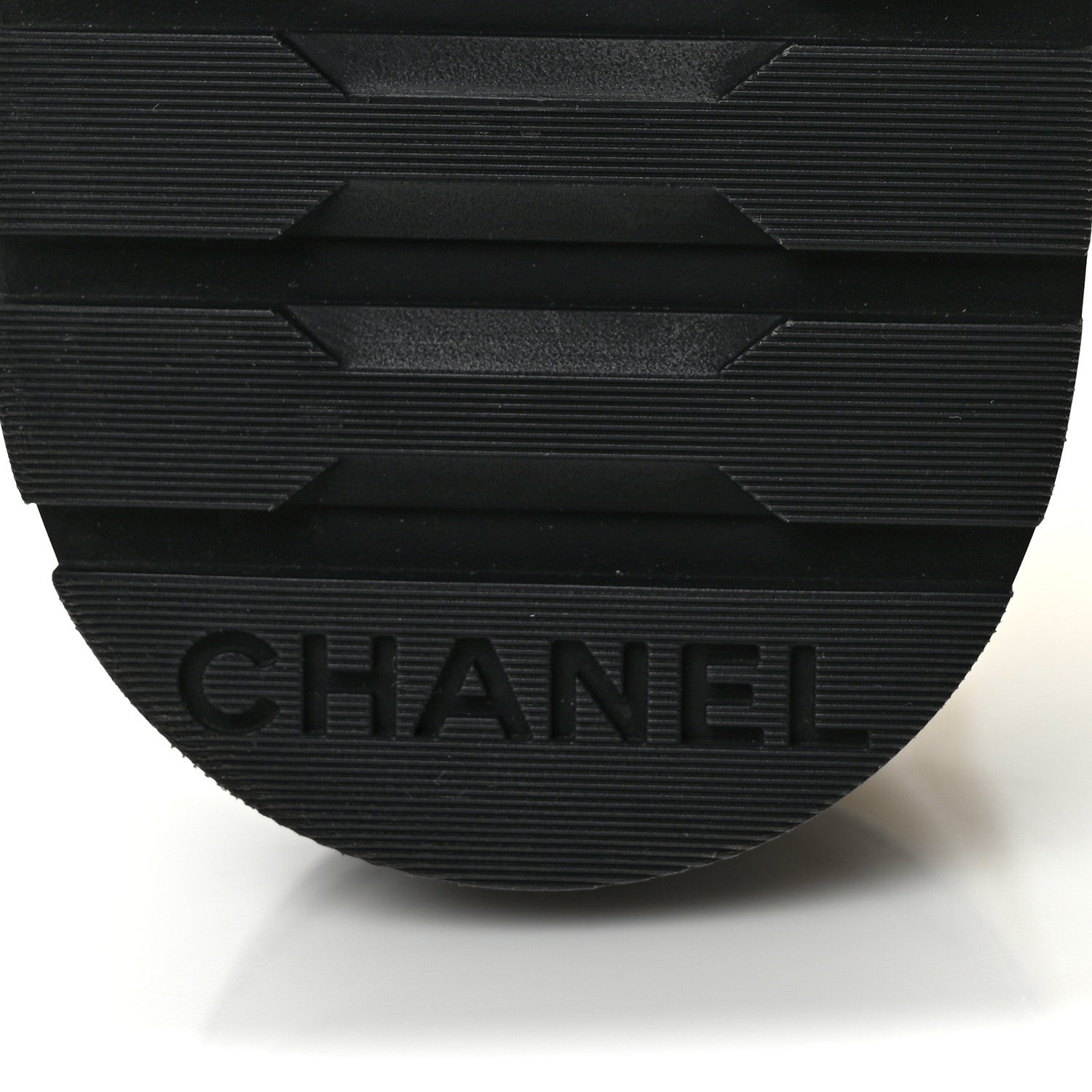 Chanel Shiny Goatskin Calfskin Quilted Lace Up Combat Boots 38.5 White Black 6 of 10