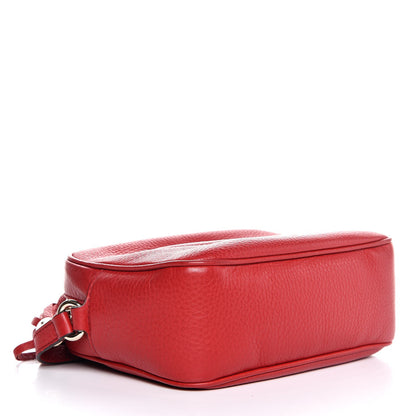 Gucci Pebbled Calfskin Small Soho Disco Bag Tabasco Red 4 of 7