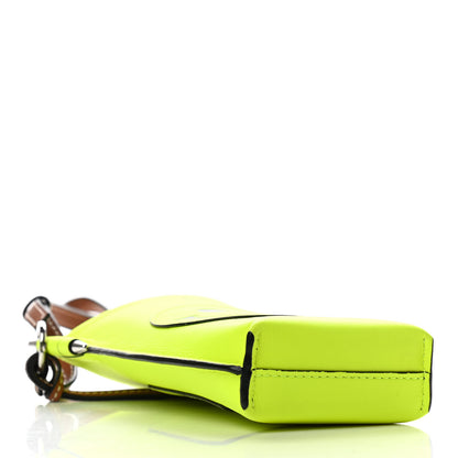 Loewe Smooth Calfskin Smiley Face Gate Pocket Neon Yellow 3 of 8