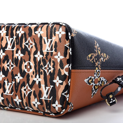 Louis Vuitton Monogram Giant Jungle Neverfull MM Black 8 of 9