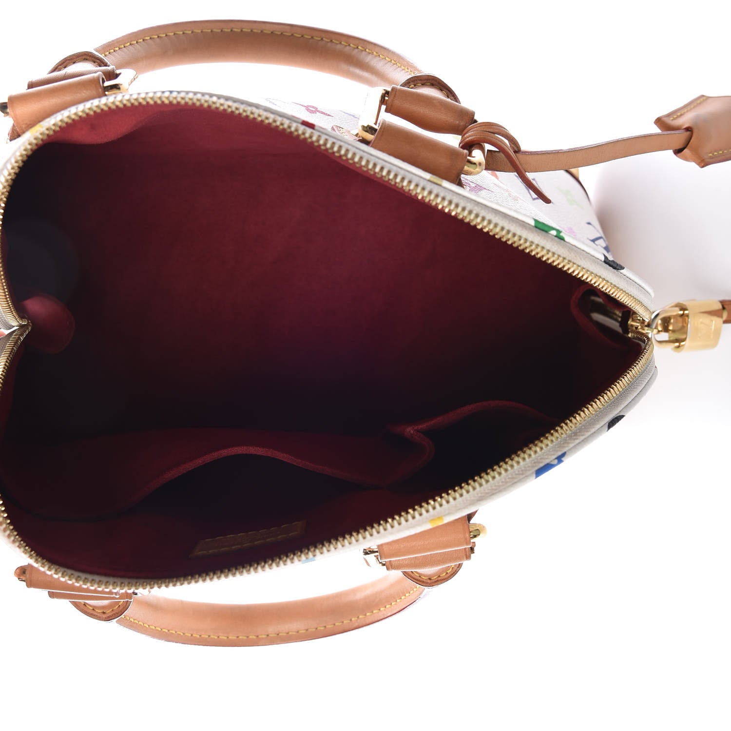 Louis Vuitton Monogram Multicolor Alma PM White 5 of 10