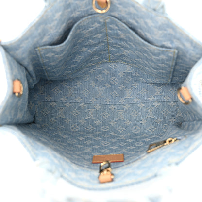 Louis Vuitton Monogram Washed Denim Let Go PM Sky Blue 5 of 10