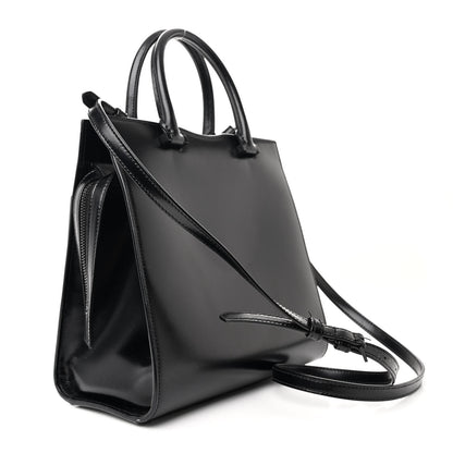 Saint Laurent Shiny Calfskin Small Uptown Tote Black 3 of 13