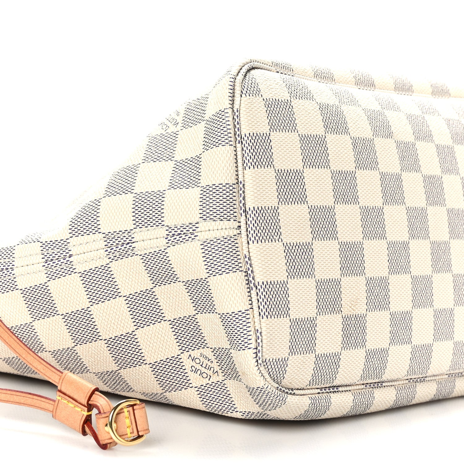 Louis Vuitton Damier Azur Neo Neverfull MM Rose Ballerine 8 of 9
