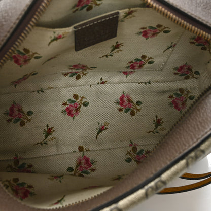 Gucci GG Supreme Monogram Web Neo Vintage Shoulder Bag Beige New Acero Crop 6 of 10
