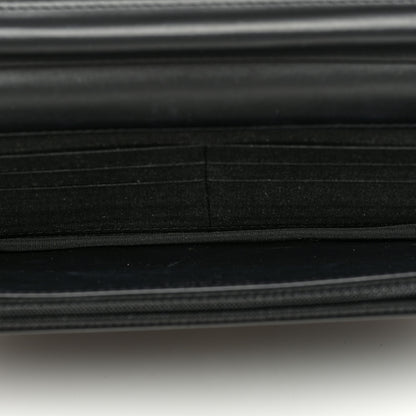 Chanel Patent Calfskin Quilted Boy Wallet On Chain WOC Black 5 of 10