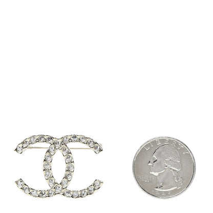 Chanel Baguette Crystal High Society CC Brooch Gold 2 of 5
