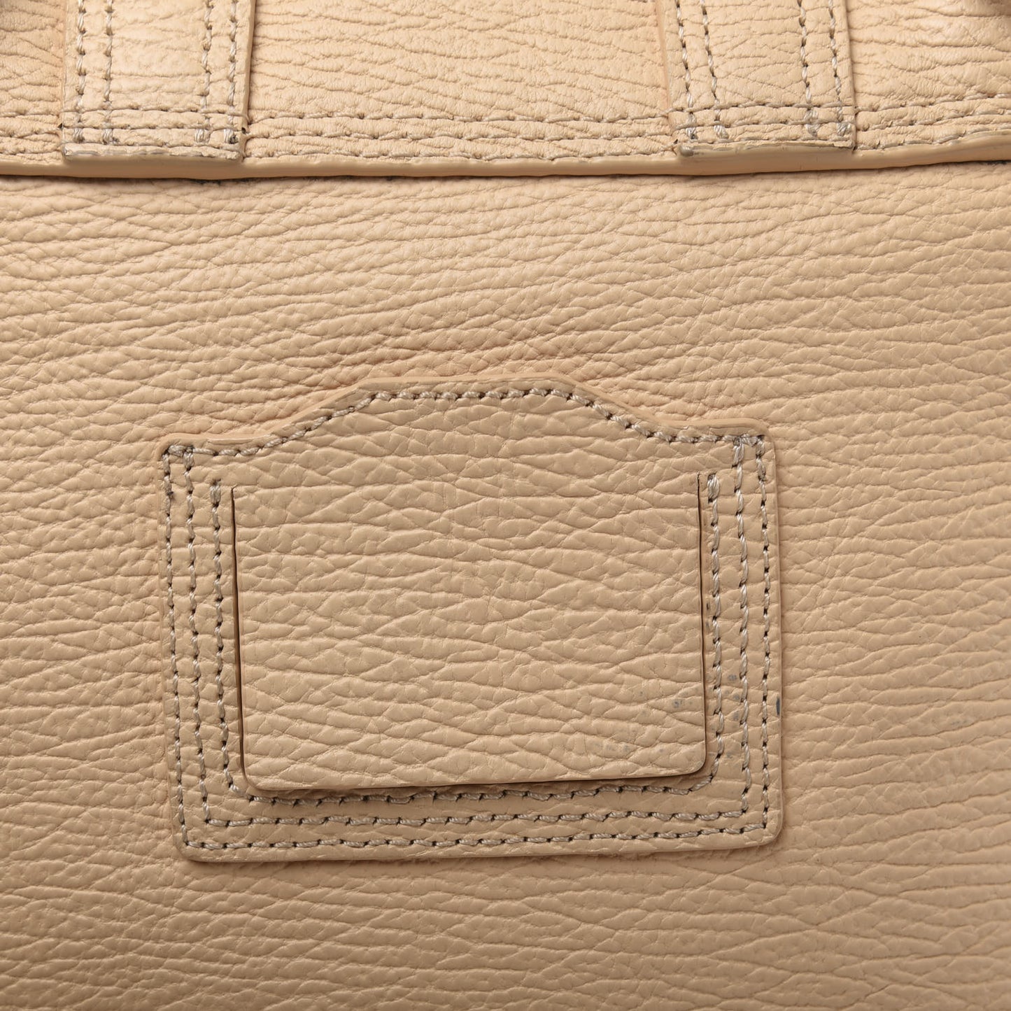 3.1 Textured Calfskin Pashli Backpack White Peach