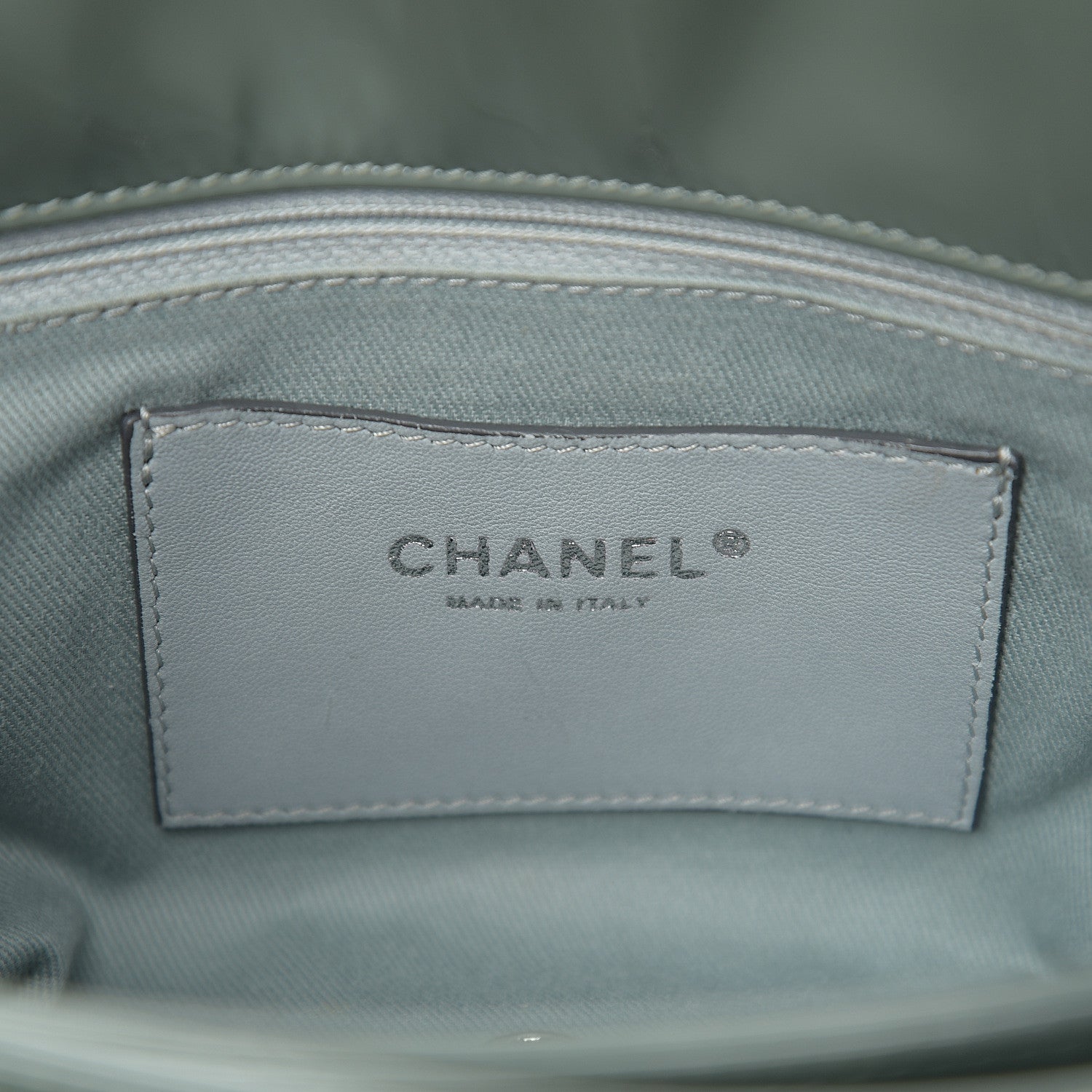 Chanel Patent Quilted Large Just Mademoiselle Bowling Bag Green 5 of 10