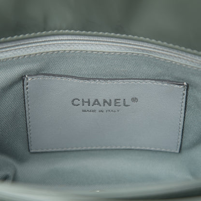 Chanel Patent Quilted Large Just Mademoiselle Bowling Bag Green 5 of 10