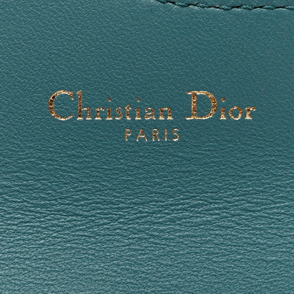 Christian Dior Goatskin Saddle Card Holder Azure Blue 7 of 8