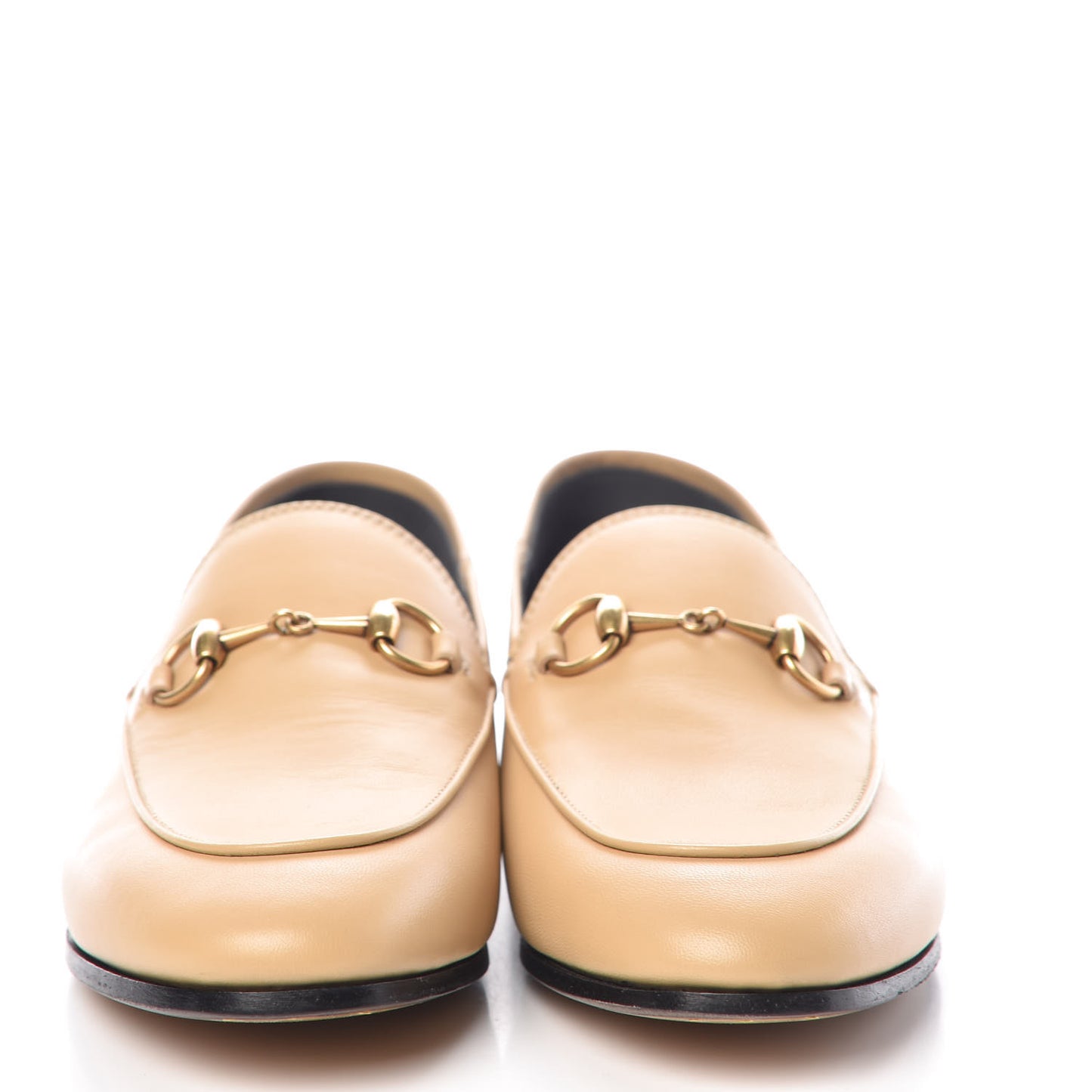 Lambskin Womens Brixton Horsebit Loafers 36 Wheat