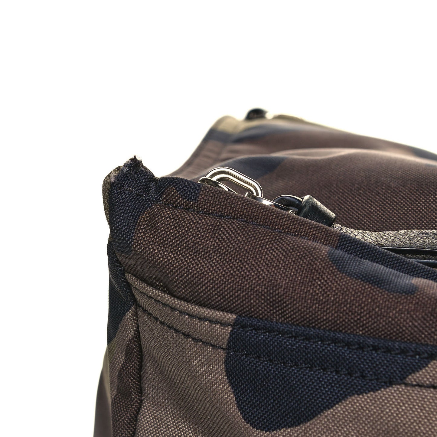 Nylon Camo Pandora Convertible Backpack Green Multicolor